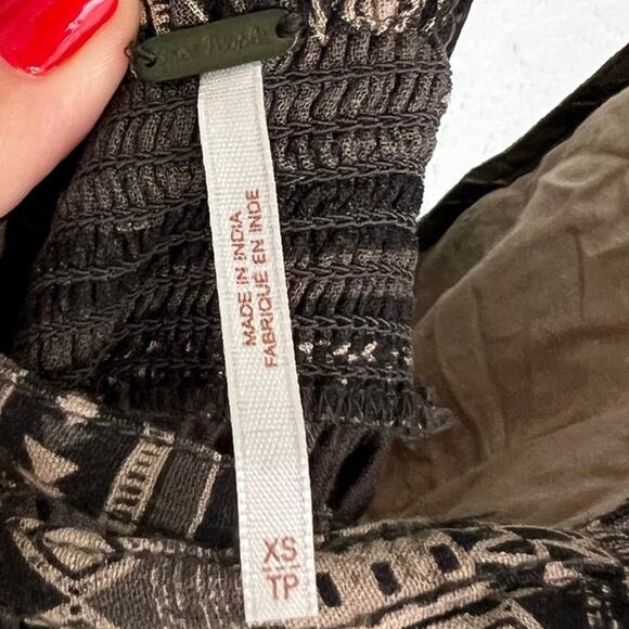 Free People Wide Leg Romper - Size XS, Lined Top - Picture 4 of 12